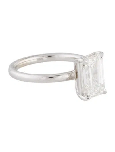 Pre-owned Engagement Ring 14k 3.02ct Lab-grown Diamond  In Multi