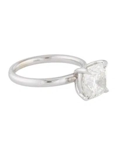 Pre-owned Engagement Ring 14k 3.02ct Lab-grown Diamond  In Multi