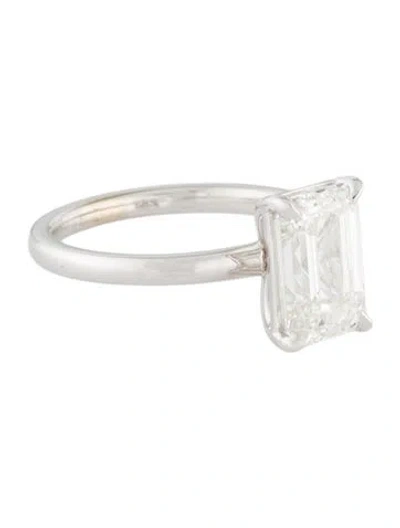 Pre-owned Engagement Ring 14k 3.04ct Lab-grown Diamond  In Multi