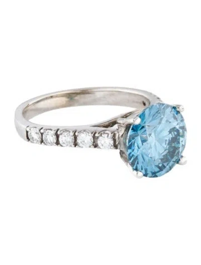 Pre-owned Engagement Ring 14k 3.52ct Lab-grown Diamond  In Multi