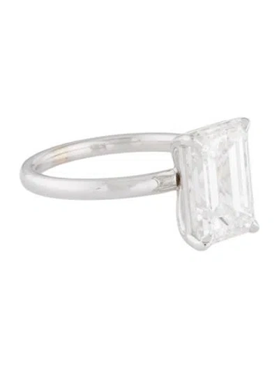 Pre-owned Engagement Ring 14k 4.03ct Lab-grown Diamond  In Multi