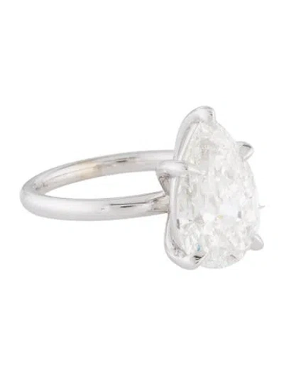 Pre-owned Engagement Ring 14k 5.02ct Lab-grown Diamond  In Multi