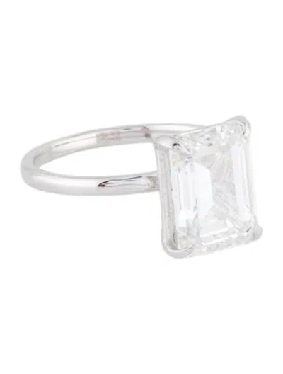 Pre-owned Engagement Ring 14k 5.41ct Lab-grown Diamond  In Multi