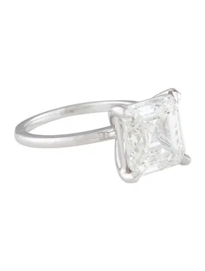 Pre-owned Engagement Ring 14k 5.53ct Lab-grown Diamond Solitaire  In Multi