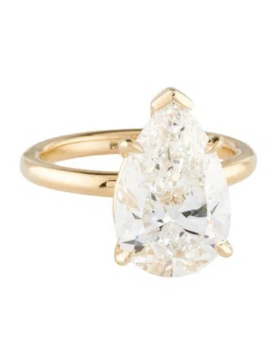 Pre-owned Engagement Ring 14k 6.00ct Lab-grown Diamond  In Multi