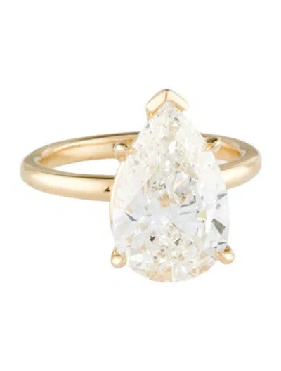 Pre-owned Engagement Ring 14k 6.00ct Lab-grown Diamond  In Multi