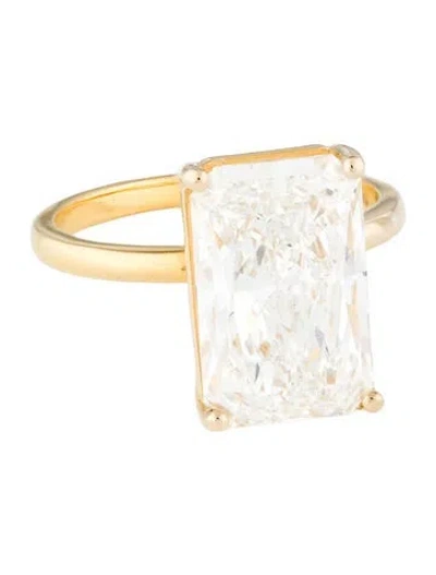 Pre-owned Engagement Ring 14k 6.34ct Lab-grown Diamond  In Multi