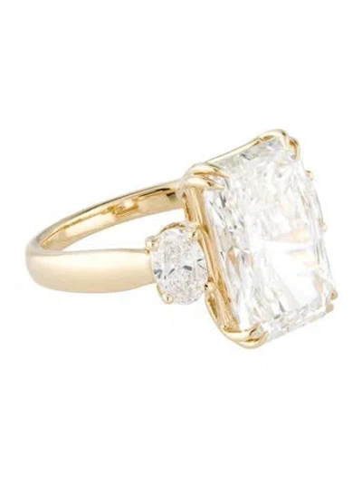 Pre-owned Engagement Ring 14k 8.07ctw Lab-grown Diamond  In Multi