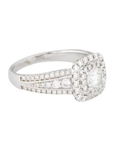 Pre-owned Engagement Ring 14k Diamond  In Multi