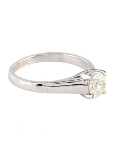 Pre-owned Engagement Ring 14k Diamond  In Multi