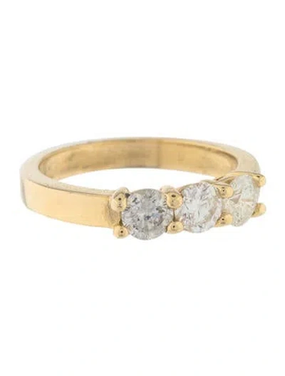 Pre-owned Engagement Ring 14k Diamond  In Multi