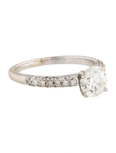 Pre-owned Engagement Ring 14k Diamond  In Multi