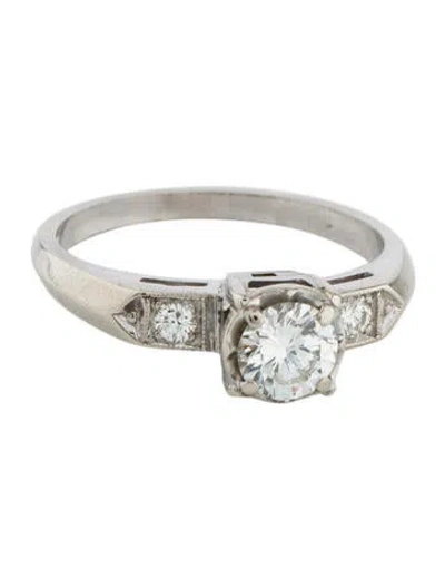 Pre-owned Engagement Ring 14k Diamond  In Multi
