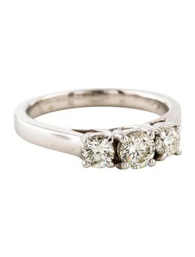 Pre-owned Engagement Ring 14k Diamond  In Multi