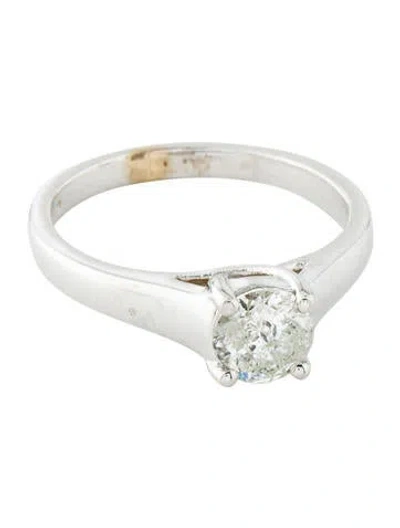 Pre-owned Engagement Ring 14k Diamond  In Multi