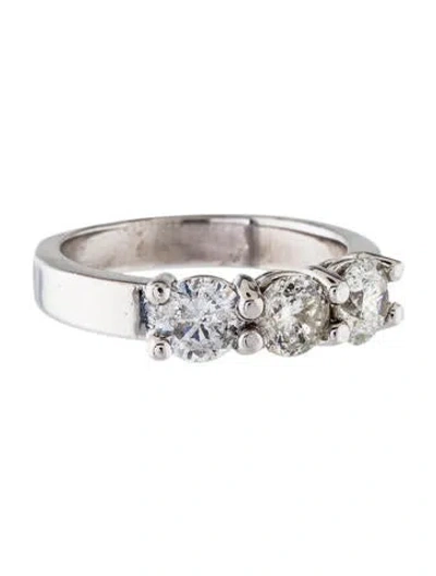Pre-owned Engagement Ring 14k Diamond  In Multi