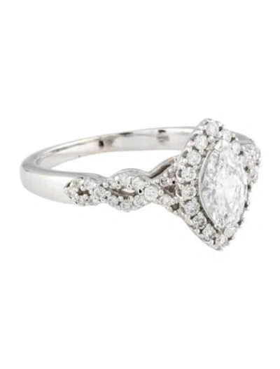 Pre-owned Engagement Ring 14k Diamond  In Multi