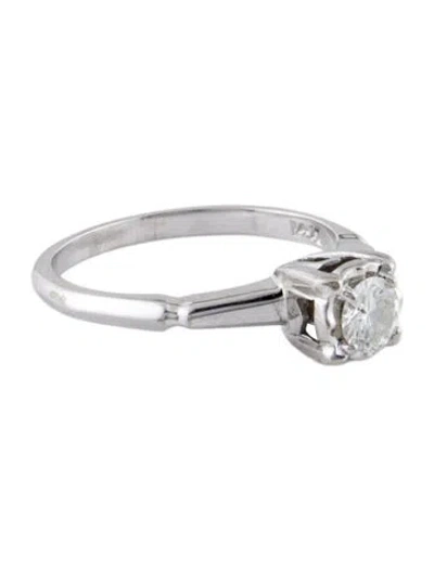 Pre-owned Engagement Ring 14k Diamond  In Multi