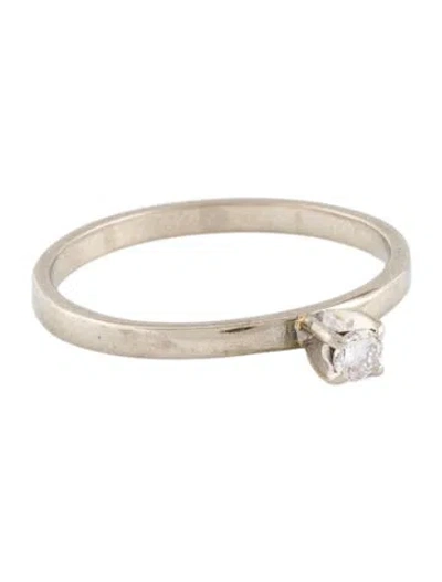 Pre-owned Engagement Ring 14k Diamond Solitaire Ring In Multi