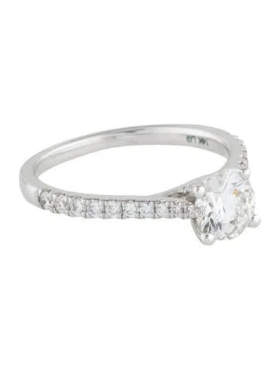 Pre-owned Engagement Ring 14k Lab-grown 1.05ctw Diamond  In Multi