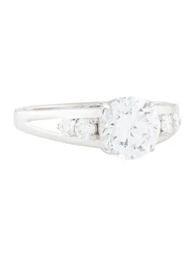 Pre-owned Engagement Ring 1.50ct Lab-grown Diamond  In Multi