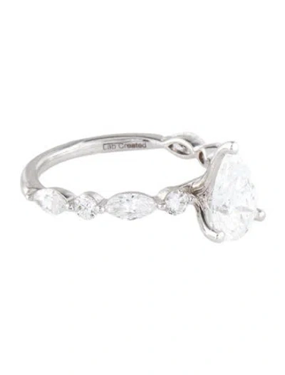 Pre-owned Engagement Ring 1.52ct Lab-grown Diamond  In Multi