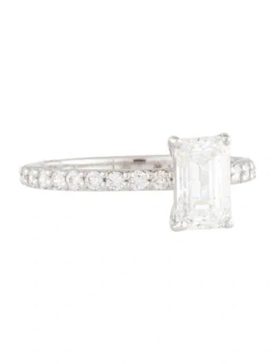 Pre-owned Engagement Ring 1.52ct Lab-grown Diamond  In Multi