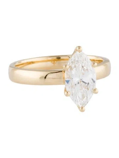 Pre-owned Engagement Ring 1.59ct Lab-grown Diamond Solitaire  In Multi