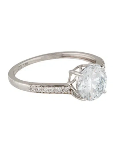 Pre-owned Engagement Ring 1.62ct Lab-grown Diamond  In Multi