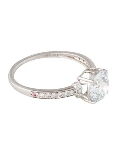 Pre-owned Engagement Ring 1.65ct Lab-grown Diamond  In Multi