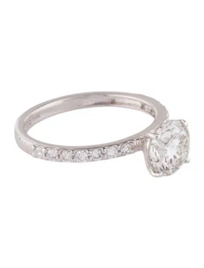 Pre-owned Engagement Ring 1.71ctw Lab-grown Diamond Enagagement Ring In Multi