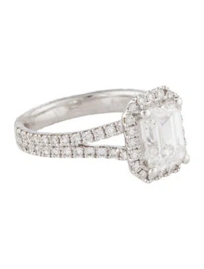 Pre-owned Engagement Ring 1.75ct Lab-grown Diamond  In Multi