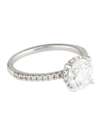 Pre-owned Engagement Ring 1.79ct Lab-grown Diamond  In Multi