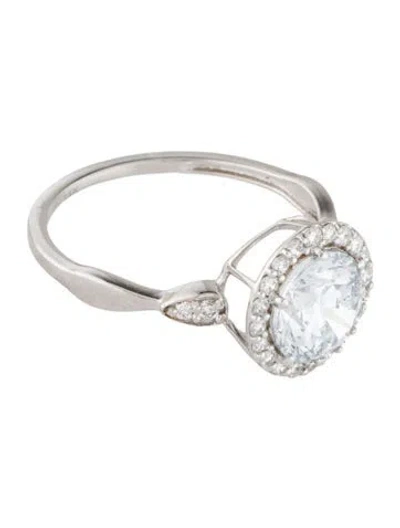 Pre-owned Engagement Ring 1.82ctw Lab-grown Diamond  In Multi