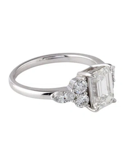 Pre-owned Engagement Ring 1.84ct Lab-grown Diamond  In Multi
