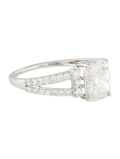 Pre-owned Engagement Ring 1.86ct Lab-grown Diamond In Multi