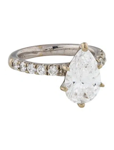Pre-owned Engagement Ring 1.88ct Diamond  In Multi