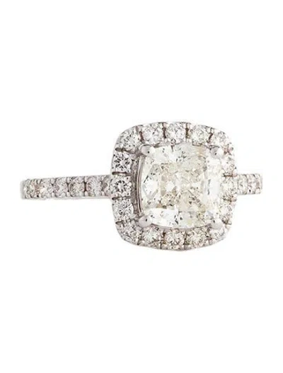 Pre-owned Engagement Ring 18k 2.52ctw Diamond  In Multi