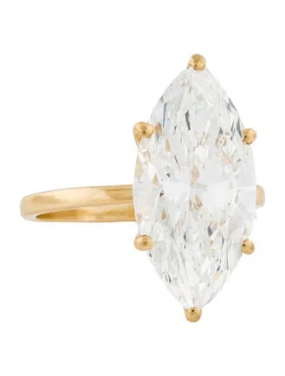Pre-owned Engagement Ring 18k 7.15ct Lab-grown Diamond  In Multi