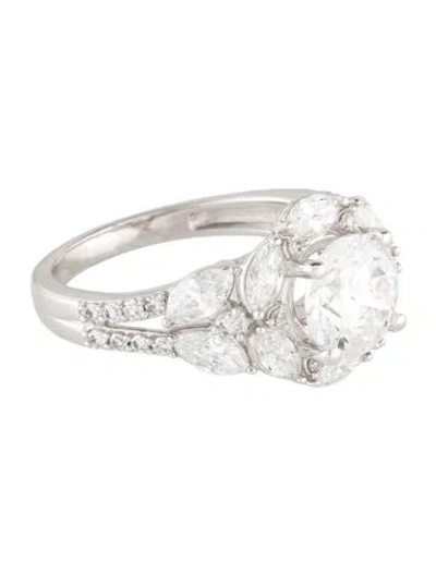 Pre-owned Engagement Ring 1.95ct Lab-grown Diamond Enagagement Ring In Multi
