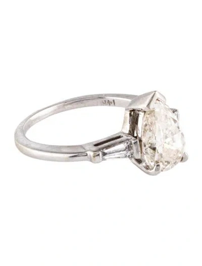 Pre-owned Engagement Ring 1.96ct Diamond Engagment Ring In Multi