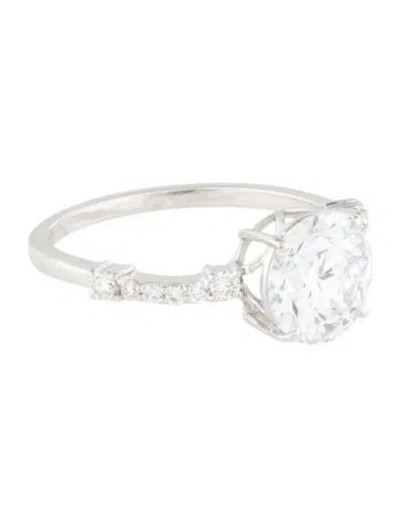 Pre-owned Engagement Ring 1.98ct Lab-grown Diamond In Multi