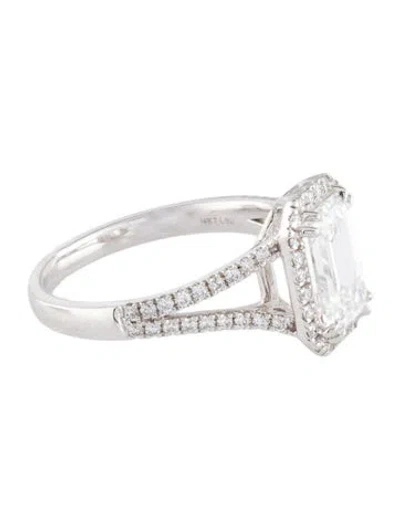 Pre-owned Engagement Ring 2.00ct Lab-grown Diamond  In Multi