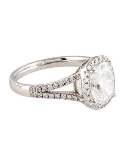 Pre-owned Engagement Ring 2.00ct Lab-grown Diamond  In Multi
