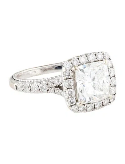Pre-owned Engagement Ring 2.01ct Diamond  In Multi