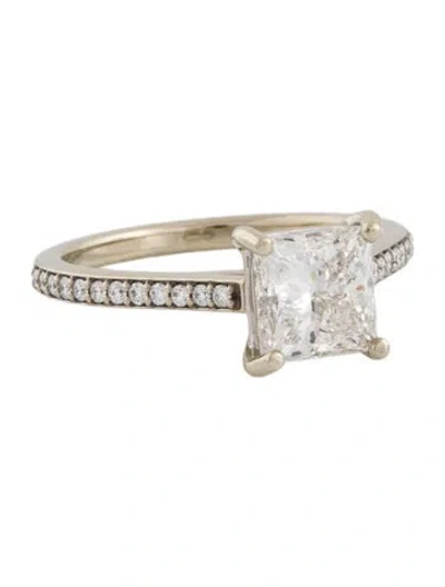 Pre-owned Engagement Ring 2.01ct Lab-grown Diamond  In Multi