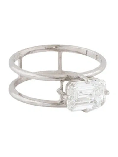 Pre-owned Engagement Ring 2.01ct Lab-grown Diamond  In Multi