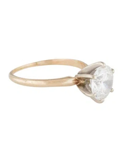 Pre-owned Engagement Ring 2.01ct Lab-grown Diamond  In Multi