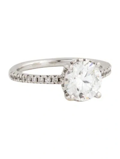 Pre-owned Engagement Ring 2.02ct Lab-grown Diamond  In Multi