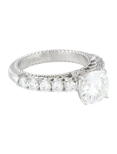 Pre-owned Engagement Ring 2.03ct Lab-grown Diamond Enagagement Ring In Multi
